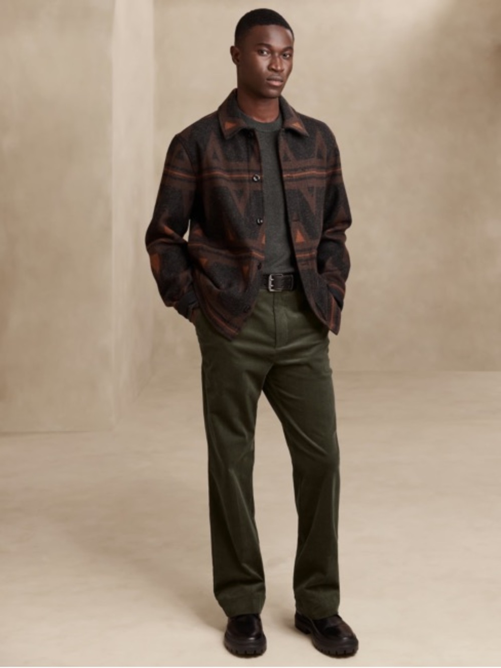 Banana Republic Corduroy Straight Officer Pants